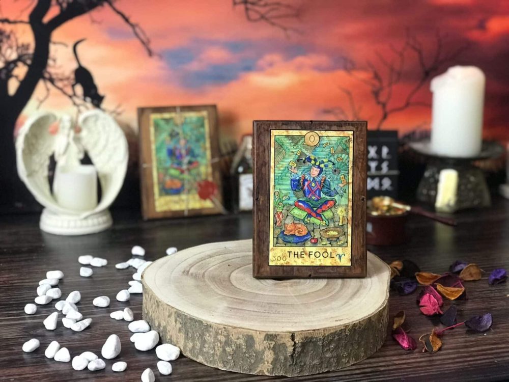 FANTASY WORLD TAROT Special Limited Edition numbered of 100 copies in Wooden Box