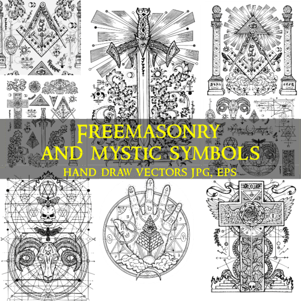 Freemasonry and mystic symbols